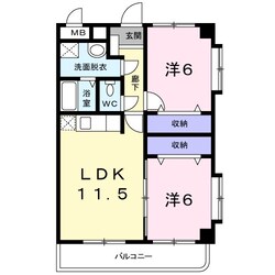 柄沢オークヒルズの物件間取画像